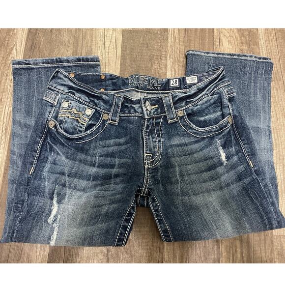 Miss Me Capri Jeans – Size 28 (Style: JD1039P4) - Picture 3 of 8